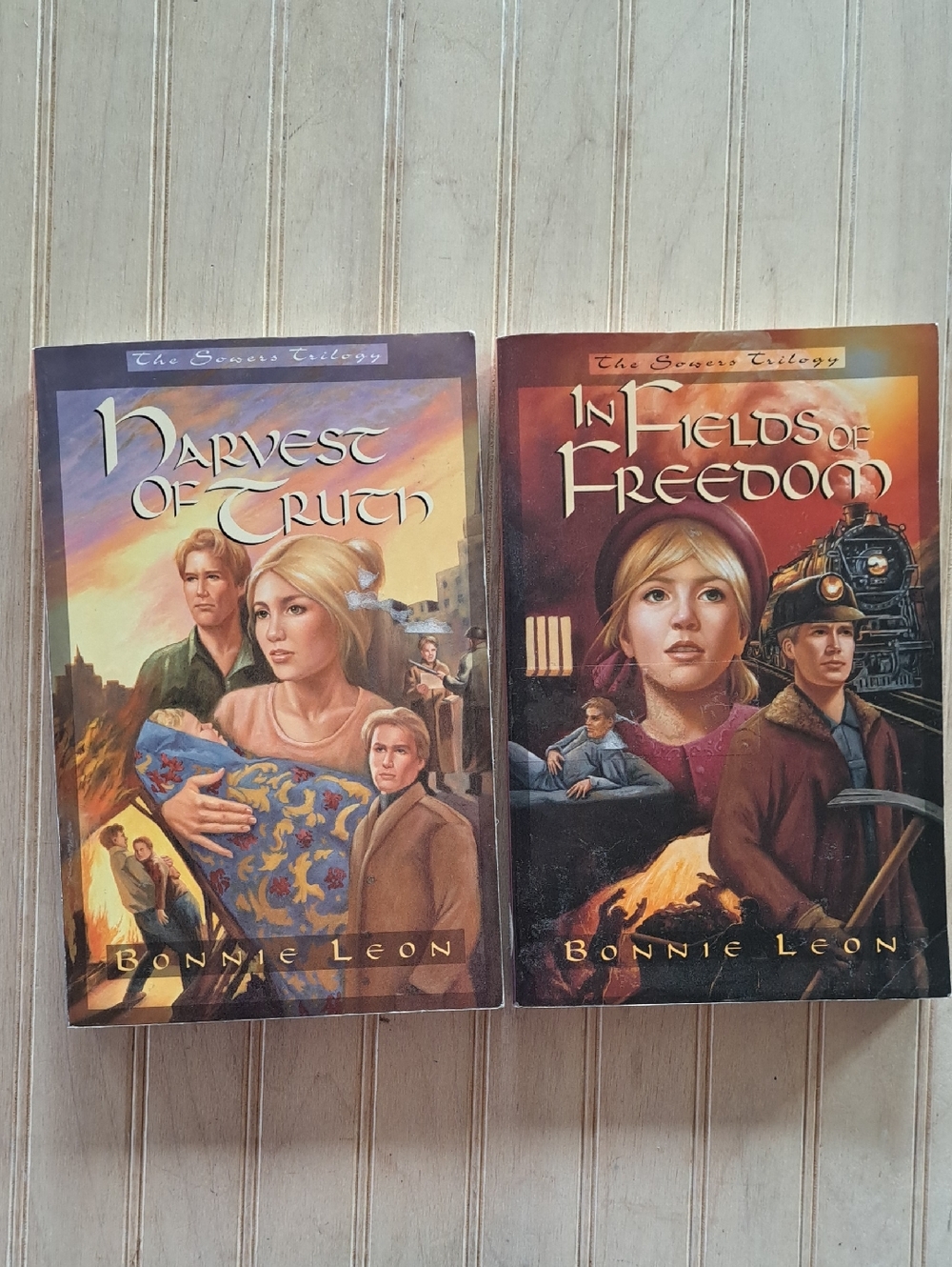 Bonnie Leon Sowers Trilogy Books 2 & 3 In Fields of Freedom Harvest of Truth